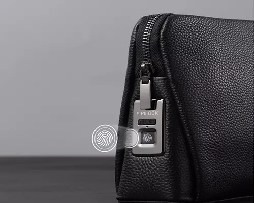 clutch bag fingerprint lock