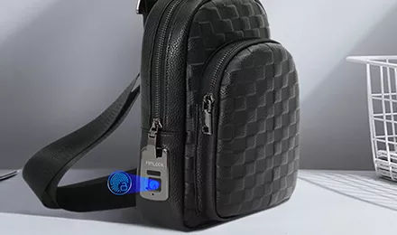 What are the advantages of fingerprint lock bags in preventing items from being stolen?