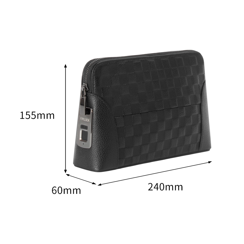 OEM ODM Fingerprint Recognition Technology Mens Clutch Bag Manufacturer