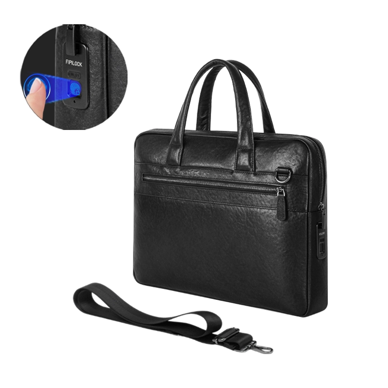 OEM ODM Fingerprint Recognition Technology Black Computer Briefcase Manufacturer