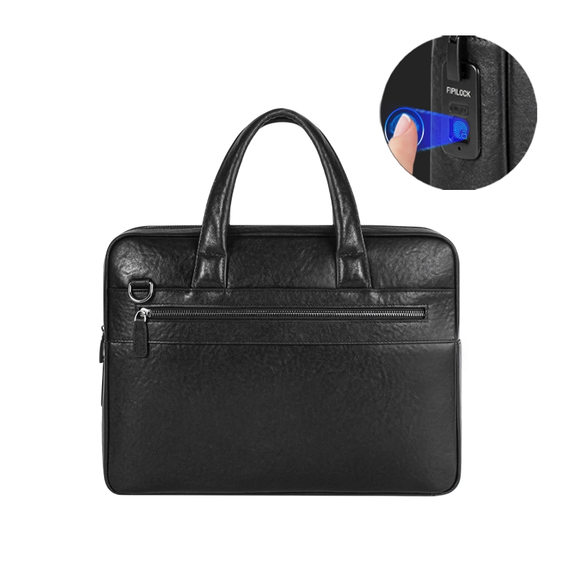 OEM ODM Fingerprint Recognition Technology Black Computer Briefcase Manufacturer