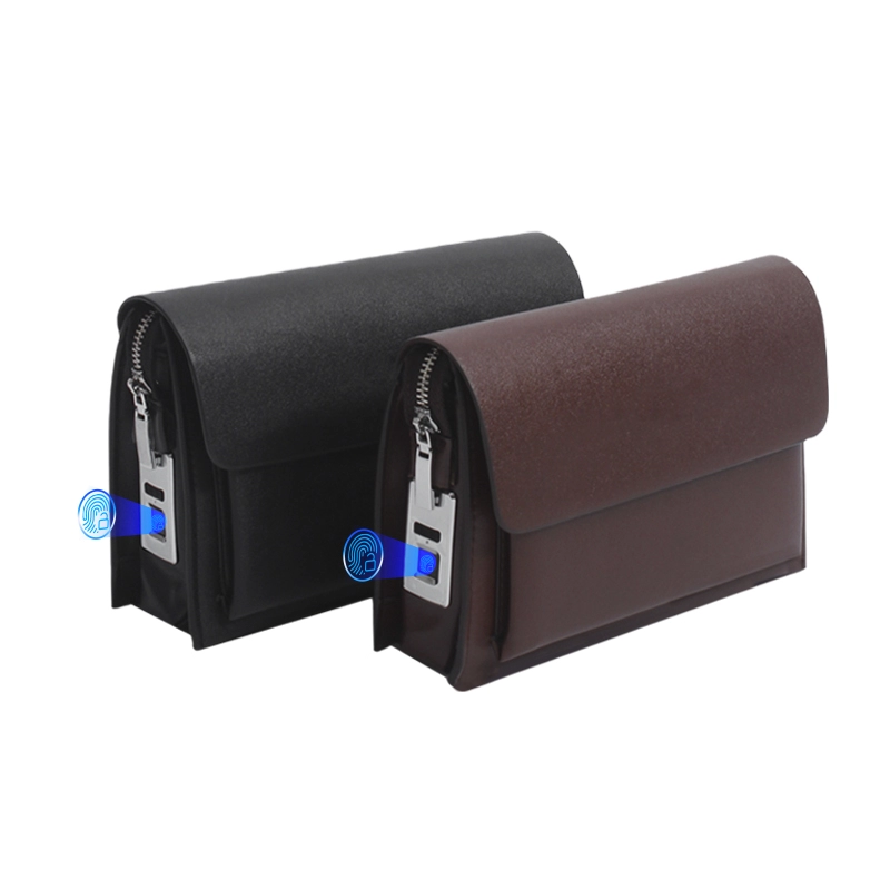 Personalised Black Brown Fingerprint Clutch Bag Supplier