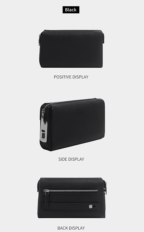 black clutch bag