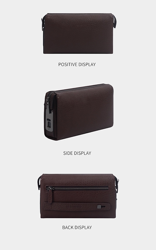 brown clutch bag