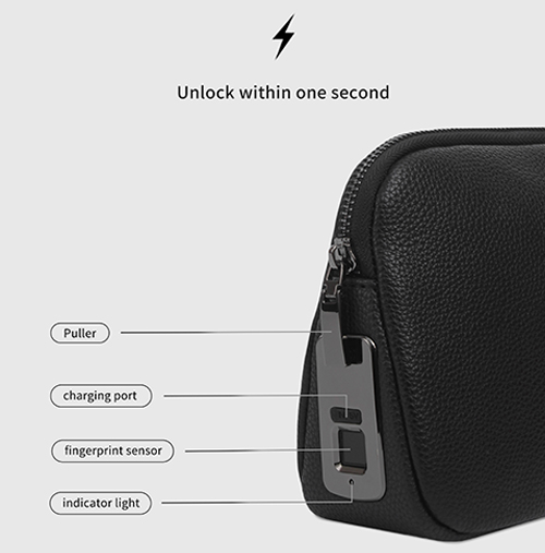 mens anti theft clutch bag