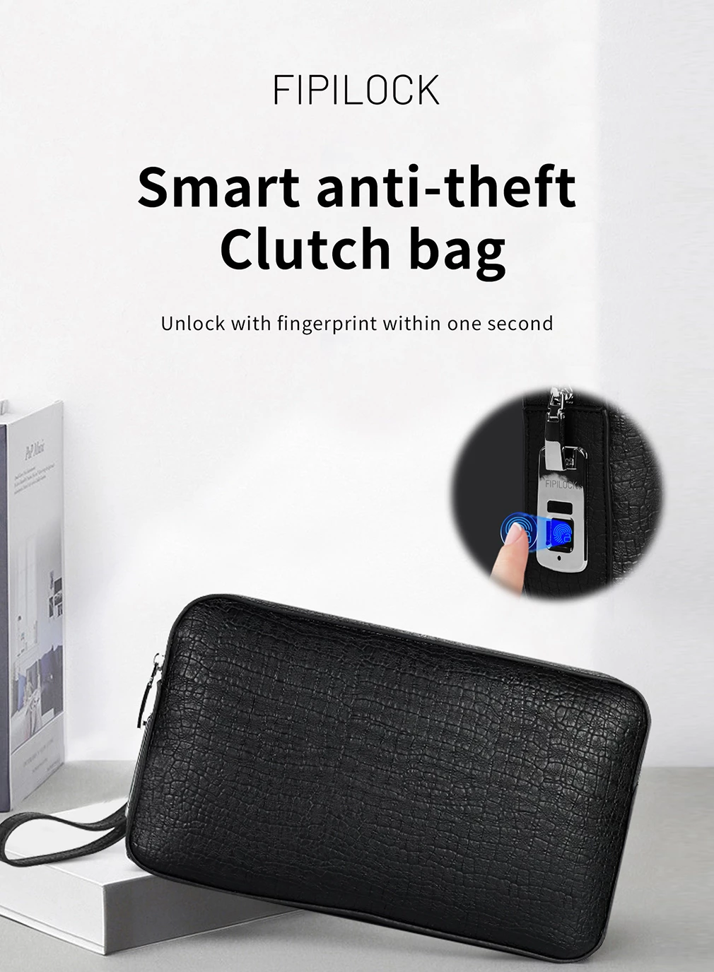 mens business clutch bag